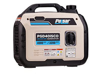 Pulsar PGD40ISCO Ultra Light Quiet 4000W Portable Gas Inverter Generator, white