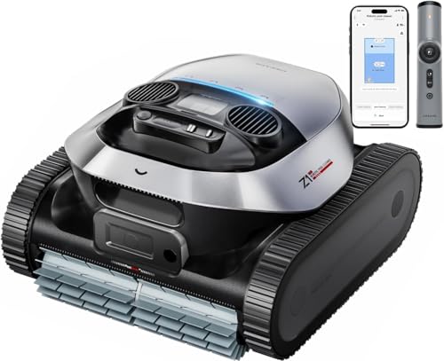 DREAME Z1 PRO Robotic Pool Cleaner, 8000 GPH Strong Suction, 180-300 Mins Runtime, Smart Navigation Mapping, Automatic Cleaning for Wall, Waterline, Inground and Above Ground Pools