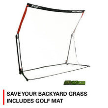 Rukket Sports Portable Golf Driving Range with SPDR Steel Netting Red