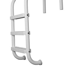 3 Step Polymer Finish Inground Pool Ladder, White (2 Pack)