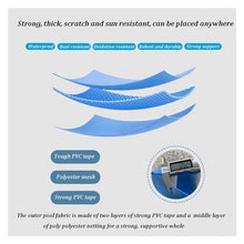 JINMLBO Aquarium Pool Pond with Drain Valve, Portable Water Storage Tank PVC Canvas with Stand Solid Structure for Aquaculture, Outdoor Cisterns, Children's Pools (Color : Blue, Size : 1.8x1.2m)