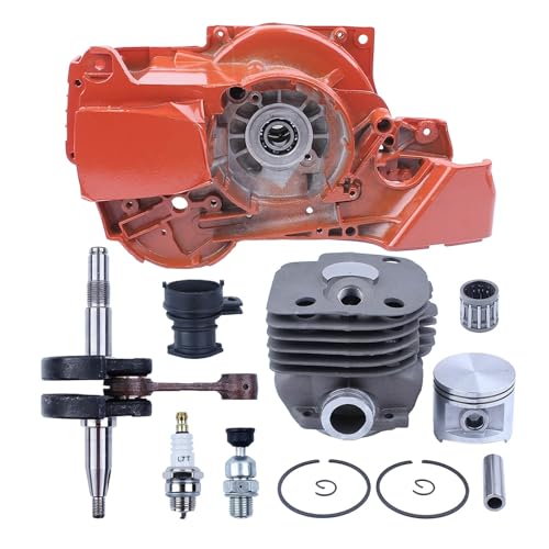 Crankcase Crankshaft 50mm Cylinder Kit For 362 365 371 372 Chainsaw Piston Rings Needle Bearing Spark Plug Parts