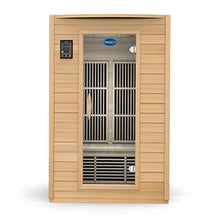 Durasage 2-Person Carbon Infrared Sauna - Canadian Hemlock Wooden Sauna - 1700 Watts - Premium Stereo Sound Wood