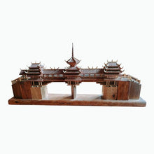 Okjew Handcrafted Wood Wind and Rain Bridge Model