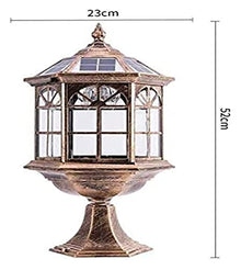 ALDEPO Courtyard Light Outdoor Pillar Lamp Garden Courtyard Fence Column Step Corridor Street Garden Fence Parking Lot Lighting (Color : Animal Horse)