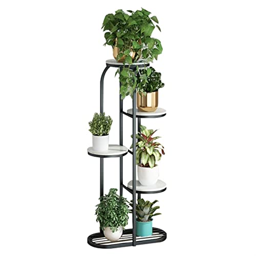 RWGOVLU Flower Stand Metal Plant Rack for Indoor Plants, 3-Tier Plant Rack for Corner Plant Rack, Decorative Garden Patio Multi Plant Rack Plant Stand