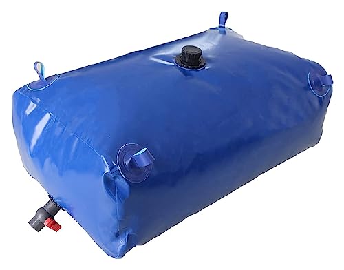 PHLEPS Cube Transport Water Tank, PVC Large Capacity Water Storage Bag, Foldable Water Carrier Container, for Garden Watering Irrigation, Customizable (Color : Blue, Size : 4000L/2x2x1m)