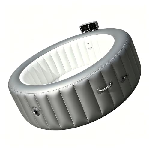 Outdoor Multi-Person Spa Pool with Heating & Filtration - Inflatable Courtyard Swimming Pool for Family