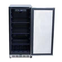 TrueFlame AMD Direct 15" Outdoor Rated Refrigerator with Stainless Steel Door and Handle (3.2c)