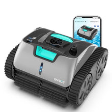 WYBOT C1 Pro Robotic Pool Cleaner with APP, Manual Mode Switching & Wall Climbing, 65W Suction Power, 150 Mins, 1614 sq.ft, Intelligent Route Planning, Pool Vacuum for Inground Pools