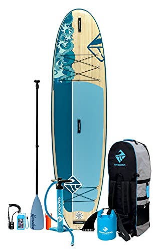 Boardworks Kanaloa SHUBU Inflatable Stand-Up Paddle Board (iSUP) Complete Kit - 10’4 Kanaloa