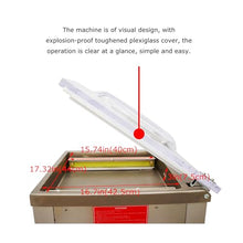 BREVELTION Single Chamber Vacuum Packaging Machine Stainless Steel 110V 900W