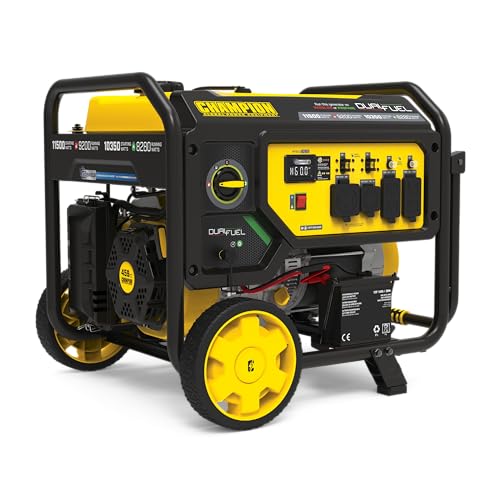 Champion 11,500-Watt Electric Start Dual Fuel Portable Generator