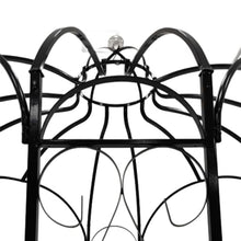 GENUINQ Large 9 FT High Baroque Metal Iron Gazebo Arbor Frame Plant Trellis