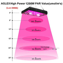 JINHH LED Grow Light 1200W Full Spectrum IR COB Reflector Series Plant Lamp with Daisy Chain for Hydroponic Greenhouse Indoor Plant Veg and Flower …