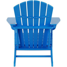 Costaelm Portside Classic Outdoor Adirondack Chairs Set of 8 Pacific Blue