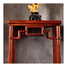 LUYOUBOZHU Vase Stand Chinese Openwork Carving Bonsai Stand, Display Base Red Acid Branch Wood for Indoor Living Room