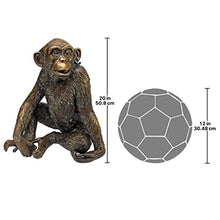 Design Toscano Chatty Chimpanzee Statue Bronze