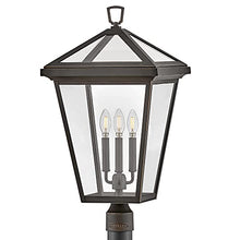 Hinkley Alford Place Large LED Post Top Lantern - Die Cast Aluminum, Dimmable Oil Rubbed Bronze