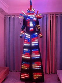 Earthradius LED Robot Costume Suit Jacket Black (M)