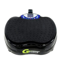 GForce Portable Dual Motor 1500 Watt Whole Body Vibration Plate Exercise Machine Black