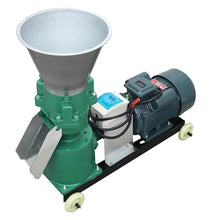 THUXEON 220V Feed Pellet Machine Chicken Feed Pellet Mill Machine with Three Head Pressure Roller Output120-150Kg/h Animal Food Maker 4.5KW Feed Granulator 12MM
