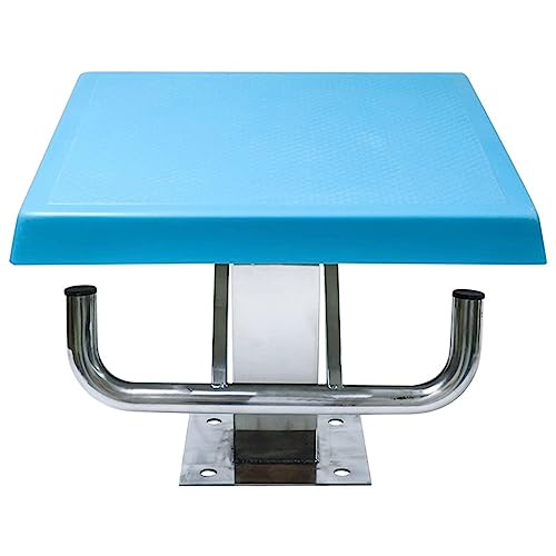 UHRLGHS Swimming Pool Diving Platform,Inclined Countertop Diving Boards,Non-Slip Competition Diving Platform,Pools Training Board,Stainless Steel Base,