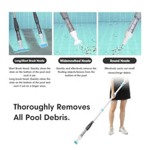 ASRQAWEA Cordless Vacuum Cleaner Telescopic Handheld Cleaning Tool Suction Pond Fountain Brush Hot Spring Swimming Pool Vacuum Cleaner(Charging Model)