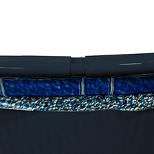 Lake Effect Pools Metropolitan 15' Round Above-Ground Pool Black with Blue Liner & Skimmer