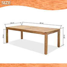 Amazonia Biscayne 9 Piece Patio Dining Set Teak Table Grey Resin Chairs Grey