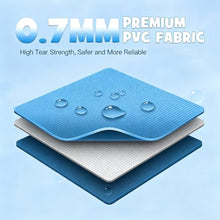 26FT Inflatable Water Slide with Water Spray Tube, PVC Commercial Water Slide with Splash Pool, 4-in-1 Water Slide with Climbing & Basketball Set & 950W Air Blower for Birthday(BlUE0.7mm)