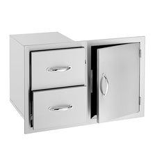 TrueFlame 30-Inch 2-Drawer & Access Door Combo