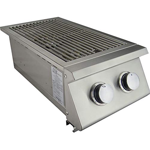 RCS Gas Grills Premier Series Stainless Steel Double Side Slide-in Burner - NG