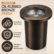Top Notch Co In-Ground Well Light Fixture (4, Oil Rubbed Bronze)