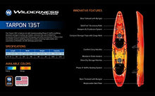 Wilderness Systems Tarpon 135 Sit on Top Tandem Fishing Kayak Galaxy