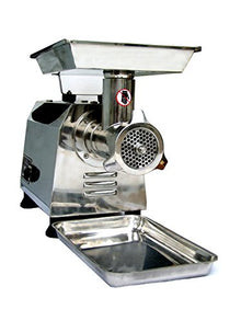 HAKKA BROTHERS Commercial Stainless Steel Electric Meat Grinder 1500W 710lb/h TC32 Stainless Steel