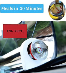 CHIPEL Solar Powered Camping Grills, Foldable Solar Grill Stove Made of Stainless Steel, Cooking in the Sun, The Temperature Can Reach 120-330 °C, for Camping Cooking Outdoors
