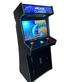 TOP US VIDEO ARCADES Full Size Upright Arcade Machine 4500 Games 32" Screen Black