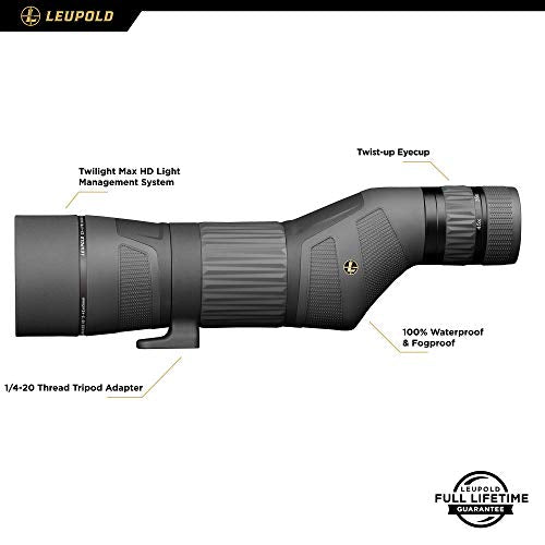 Leupold SX-4 Pro Guide HD 15-45x65mm Spotting Scope Straight Eyepiece