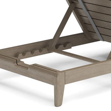 Homestyles Sustain Outdoor Chaise Lounge Gray