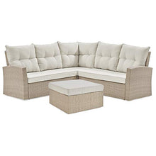 Alaterre Furniture Canaan All-Weather Wicker Outdoor Seating Set