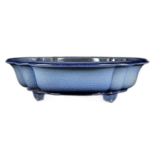 Planting Pot Plant Container Oversized Vintage Alabaster Flower Pot Garden Balcony Living Room Decorative Bonsai Pot Flower Pot with Drainage Hole Indoor Plant Pot
