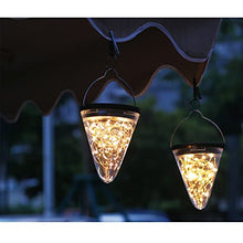 2 Pcs Outdoor Waterproof Festival Led Garden Light Decoration Path Lawn Solar Powered Flickering Ornamental Home Yard Hanging