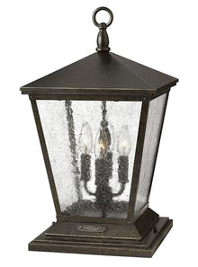 Hinkley Trellis Collection Four Light Outdoor Post Top/Pier Mount Regency Bronze