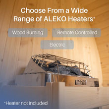 ALEKO Barrel Sauna | White Finland Pine | SB4PINE Anémona