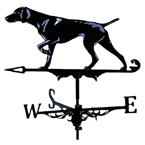 Weathervane Stainless Steel Anti-Rust Weathercock Direction Indicator Retro Farm Scene Garden Weather Vane Measuring Tools Corrosion Resistant and Durable A 35X50CM (E 35X50CM) (B 35X50CM)