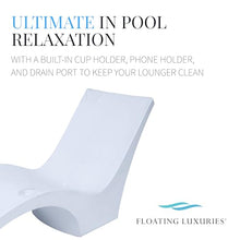 Floating Luxuries Kai Shelf Lounger Set of 2 Arctic White