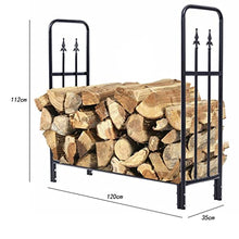 EliteBloom Firewood Organizer Fireplace Tools Firewood Rack Floor Simple Fireplace Tools Firewood Rack Wood Firewood Organizer,