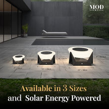 MOD LIGHTING Skye Solar Post Lights, Warm White, Large
