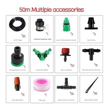 Ship Accessories 50 Meter DIY Horticultural Drip Irrigation System Watering Set Automatic Flower Waterer Green Plant Irrigation Set Irrigation Accessories
